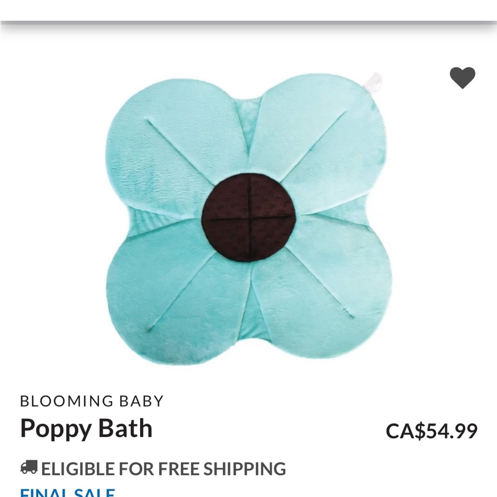 Bloomin’ baby bath